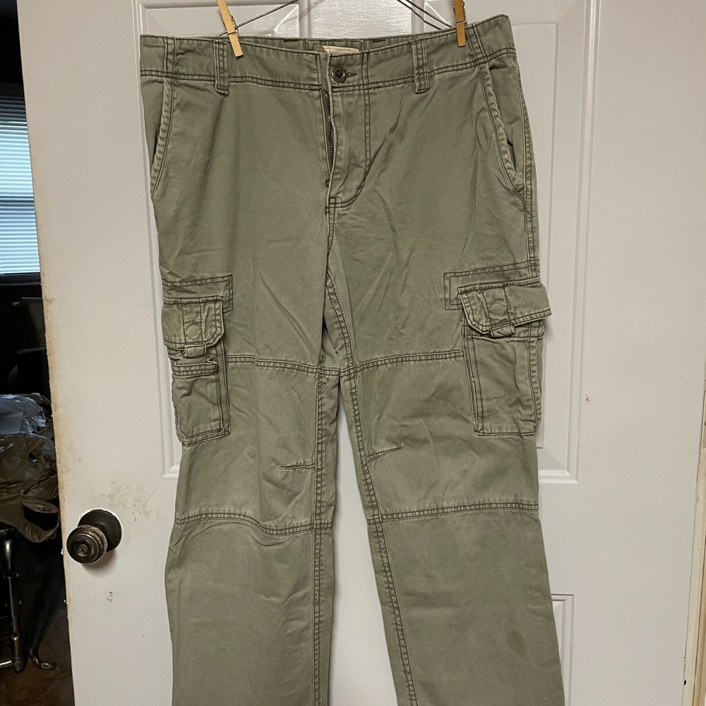 Men's Sage Green Cargo Pants 34/32